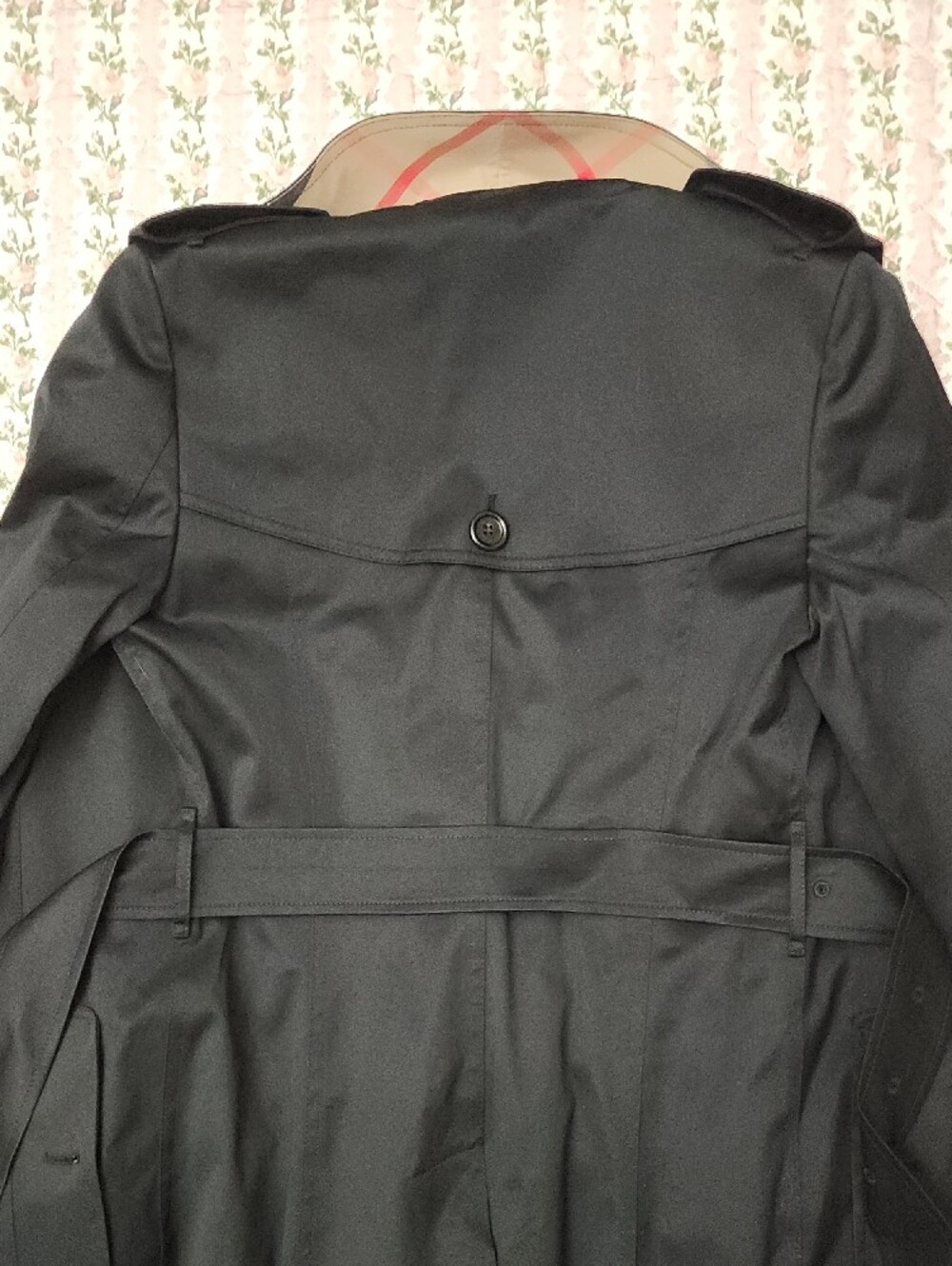 Burberry London Kensington Black Double-Breasted Trench Coat US 2 UK 4 ITA 36 - Picture 12 of 13